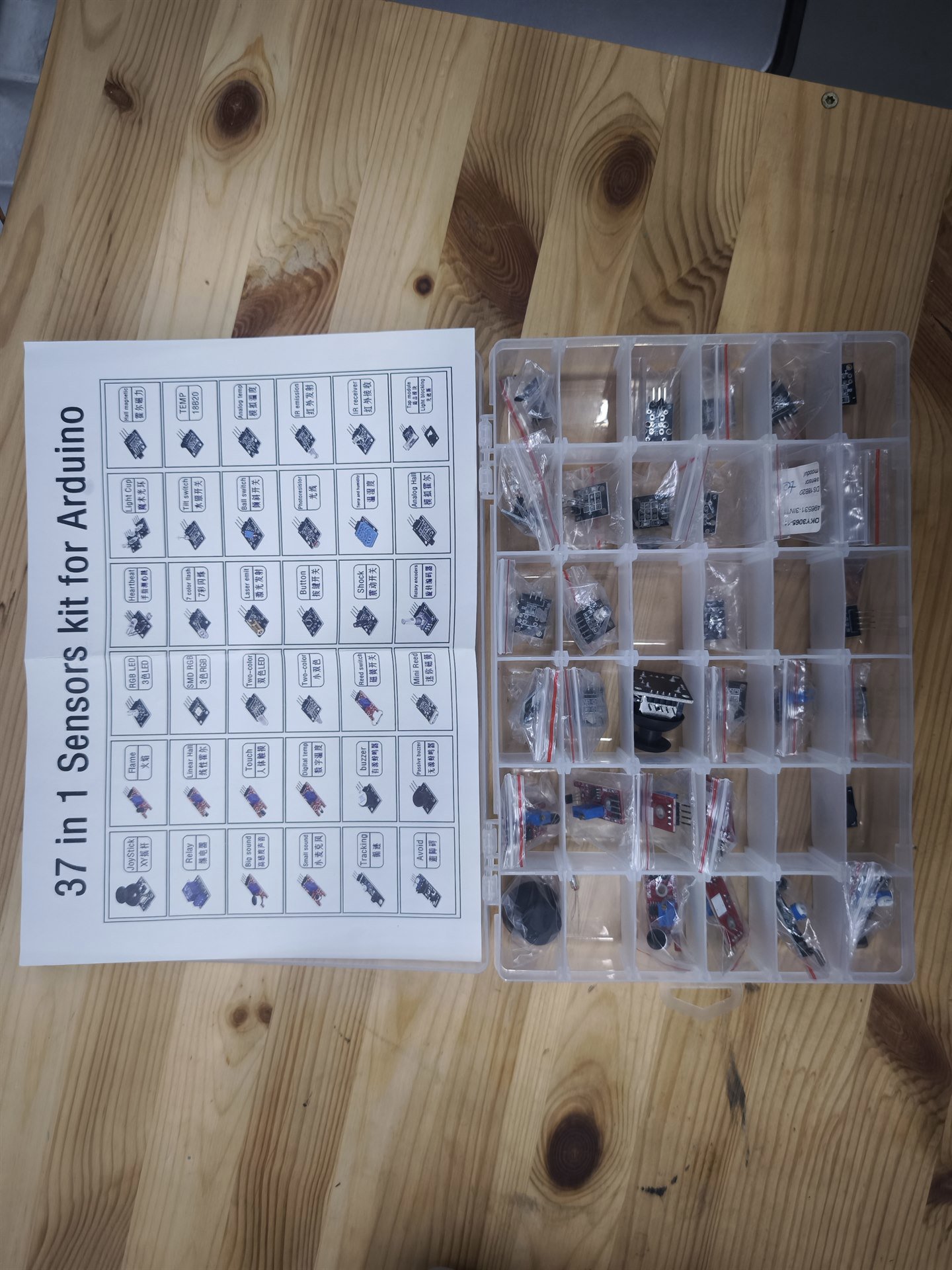 Arduino andurite komplekt, 37 ühes